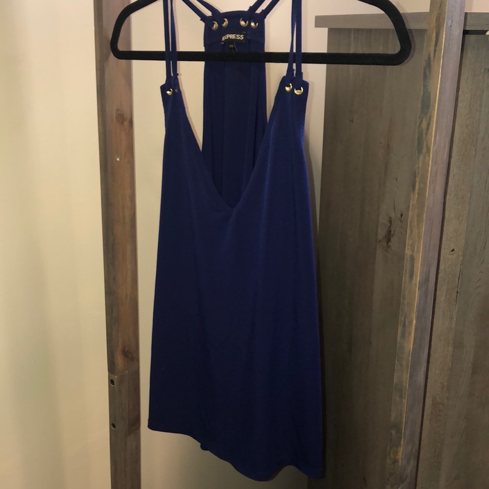 Navy Blue Cute Top